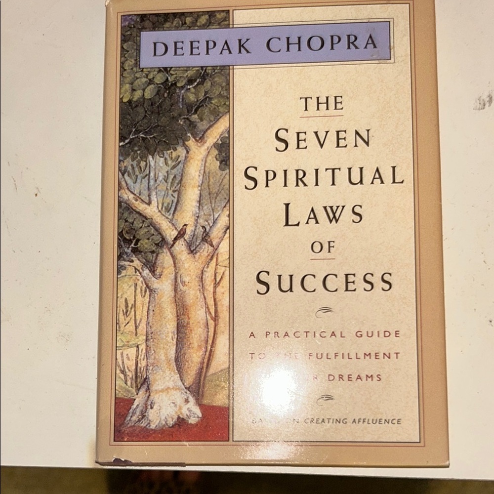 's The Seven Spiritual Laws of Success - Cream and Brown Cover